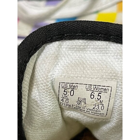 Vans Unisex Sneakers Off The Wall Rainbow Checkerboard Women's 6.5 Men's 5 - Picture 7 of 9